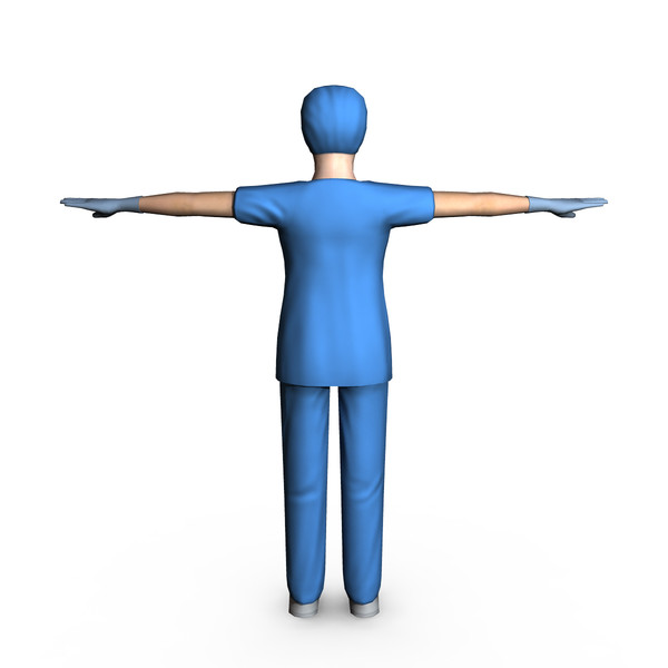 surgeon female 01 3d model - Surgeon Female 01... by ignisfatuus
